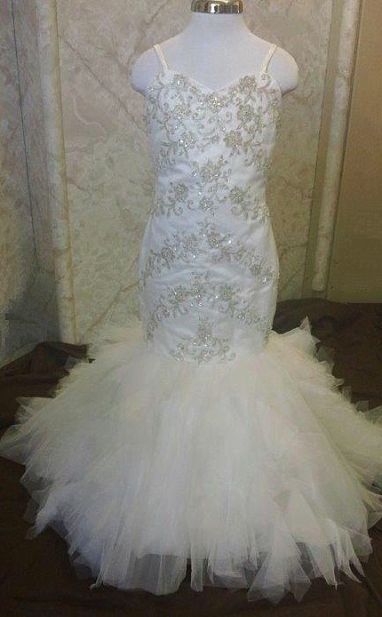 mermaid flower girl dresses